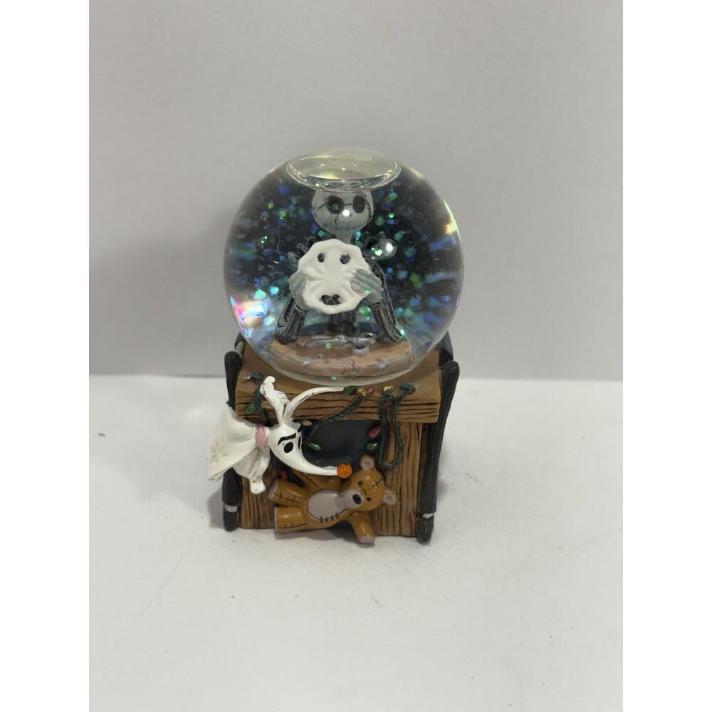 Disney Jack & Zero‎ Nightmare Before Christmas MIni Snow Globe Figure Collection